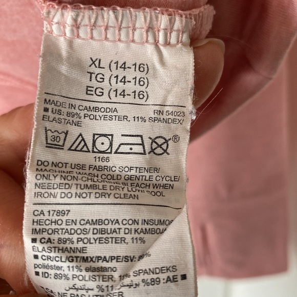 Girl’s Pink hoodie size XL - Picture 8 of 11